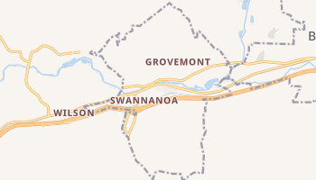 Swannanoa, North Carolina map