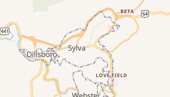 Sylva, North Carolina map