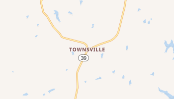 Townsville, North Carolina map
