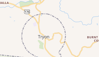 Tryon, North Carolina map