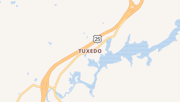 Tuxedo, North Carolina map