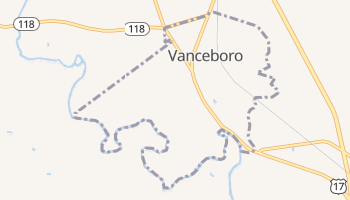 Vanceboro, North Carolina map