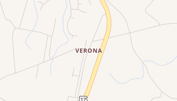 Verona, North Carolina map