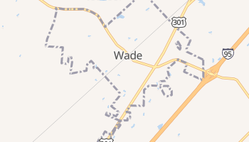 Wade, North Carolina map