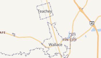 Wallace, North Carolina map