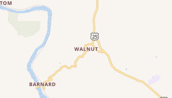 Walnut, North Carolina map