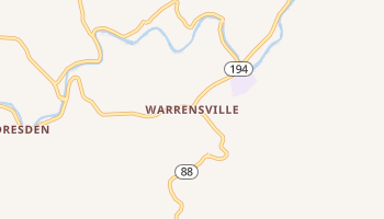 Warrensville, North Carolina map