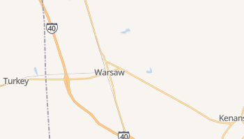 Warsaw, North Carolina map