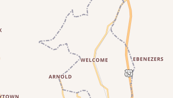 Welcome, North Carolina map