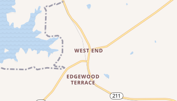 West End, North Carolina map