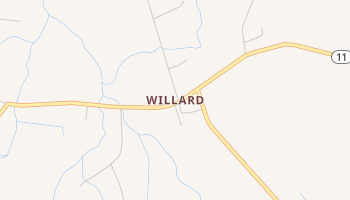 Willard, North Carolina map