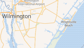 Wilmington, North Carolina map