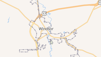 Windsor, North Carolina map