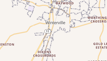 Winterville, North Carolina map