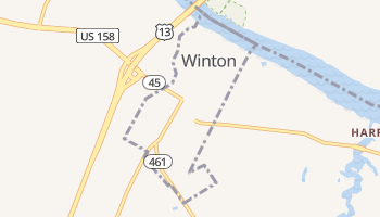 Winton, North Carolina map