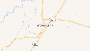 Woodleaf, North Carolina map