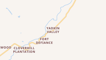 Yadkin Valley, North Carolina map