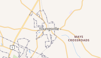 Youngsville, North Carolina map