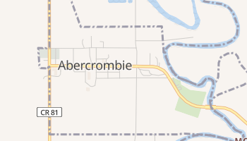 Abercrombie, North Dakota map