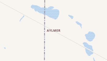 Aylmer, North Dakota map