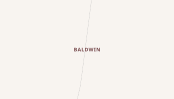 Baldwin, North Dakota map