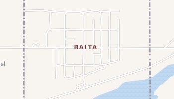 Balta, North Dakota map