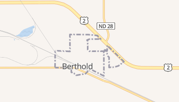 Berthold, North Dakota map