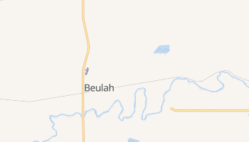 Beulah, North Dakota map