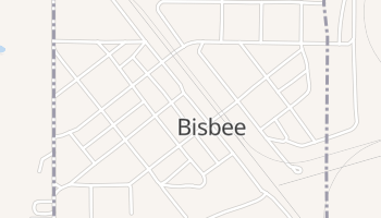 Bisbee, North Dakota map