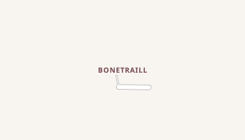 Bonetraill, North Dakota map