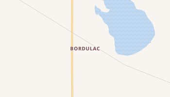 Bordulac, North Dakota map