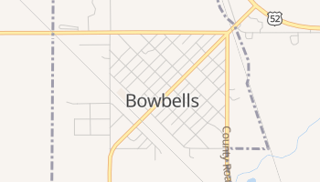 Bowbells, North Dakota map