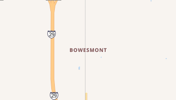 Bowesmont, North Dakota map