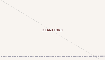 Brantford, North Dakota map