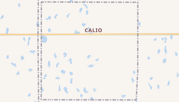 Calio, North Dakota map