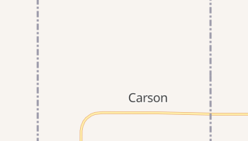 Carson, North Dakota map