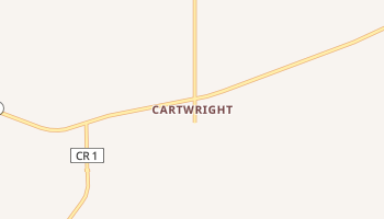 Cartwright, North Dakota map