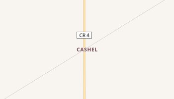 Cashel, North Dakota map