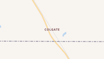 Colgate, North Dakota map