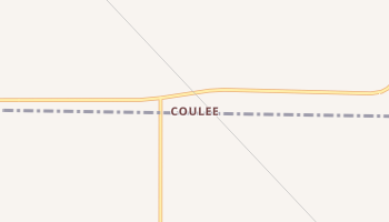 Coulee, North Dakota map
