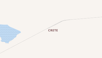 Crete, North Dakota map