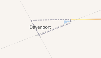 Davenport, North Dakota map
