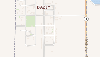 Dazey, North Dakota map