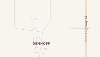 Denhoff, North Dakota map