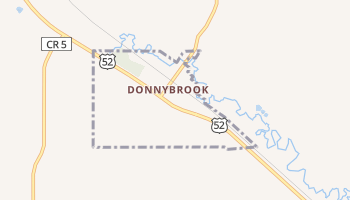 Donnybrook, North Dakota map