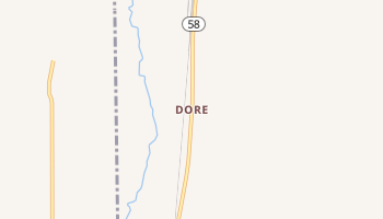 Dore, North Dakota map