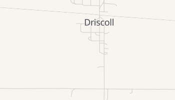 Driscoll, North Dakota map