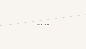 Eckman, North Dakota map