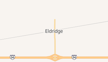 Eldridge, North Dakota map