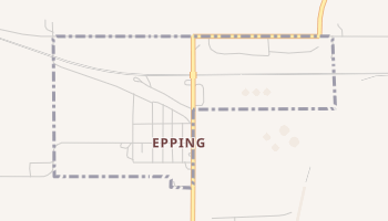 Epping, North Dakota map